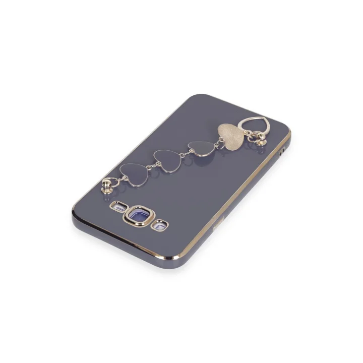 Mey İthalat®  Samsung Galaxy J7 Kılıf Esila Silikon - Gri