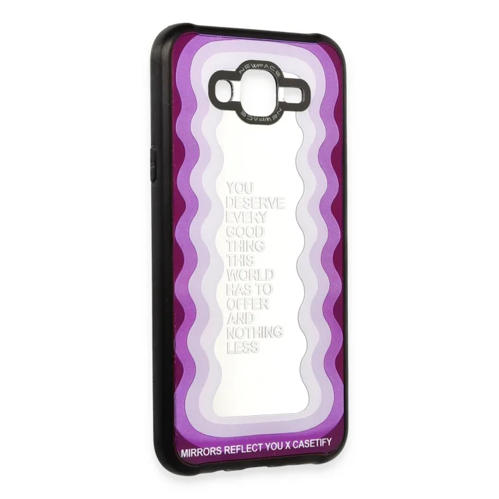 Mey İthalat®  Samsung Galaxy J7 Kılıf Mirror Desenli Kapak - Mirror - 5