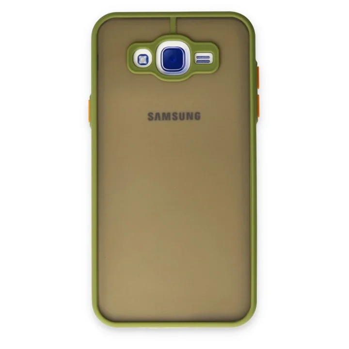Mey İthalat®  Samsung Galaxy J7 Kılıf Montreal Silikon Kapak - Açık Yeşil
