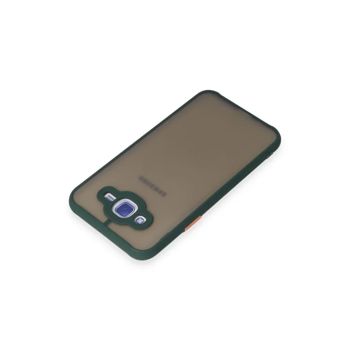 Mey İthalat®  Samsung Galaxy J7 Kılıf Montreal Silikon Kapak - Yeşil