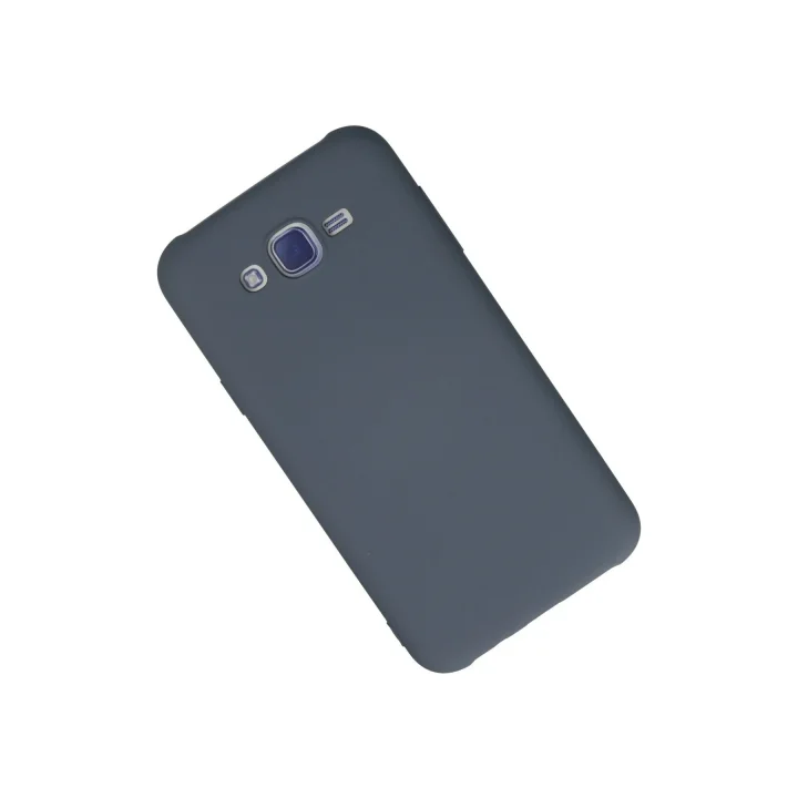 Mey İthalat®  Samsung Galaxy J7 Kılıf Nano içi Kadife Silikon - Gri