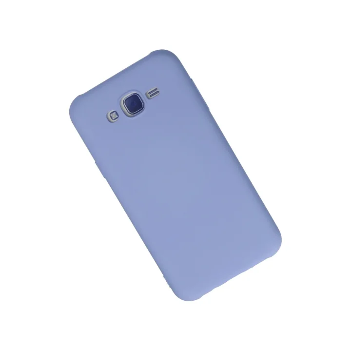 Mey İthalat®  Samsung Galaxy J7 Kılıf Nano içi Kadife Silikon - Lila