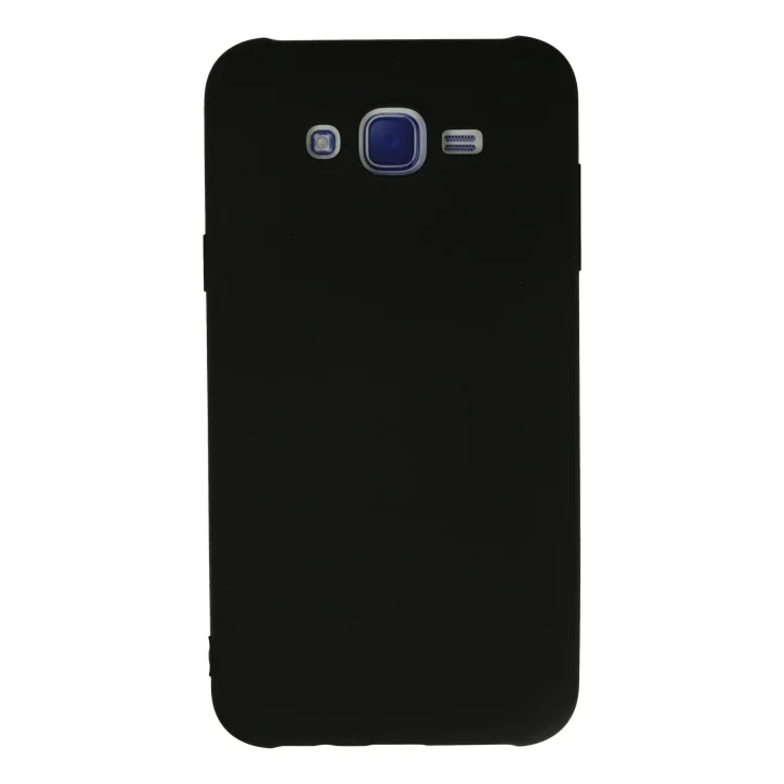 Mey İthalat®  Samsung Galaxy J7 Kılıf Nano içi Kadife Silikon - Siyah