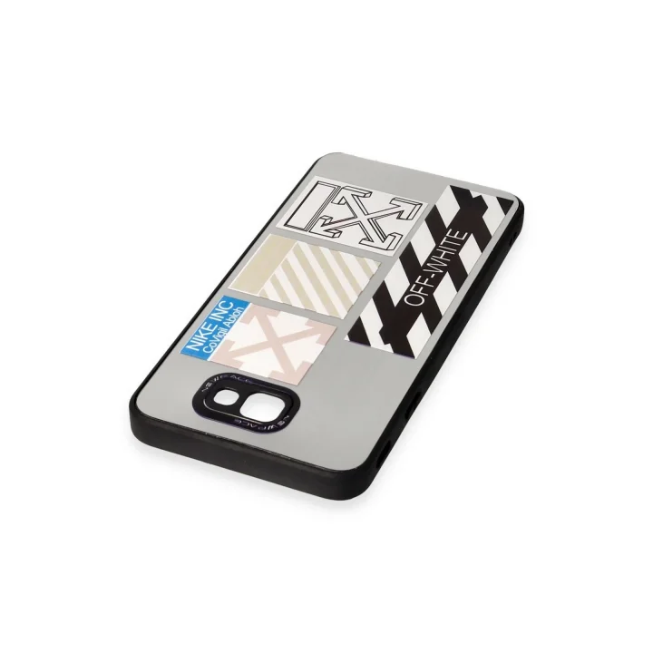 Mey İthalat®  Samsung Galaxy J7 Prime Kılıf Mirror Desenli Kapak - Mirror - 6