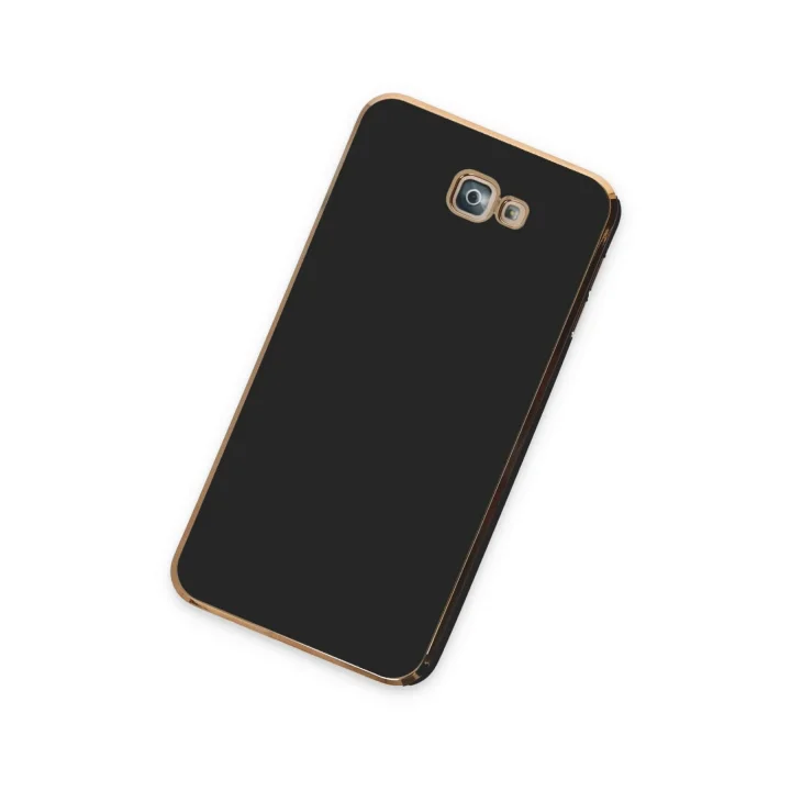 Mey İthalat®  Samsung Galaxy J7 Prime Kılıf Volet Silikon - Siyah