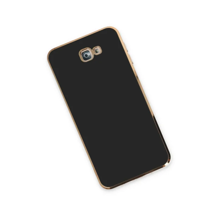 Mey İthalat®  Samsung Galaxy J7 Prime Kılıf Volet Silikon - Siyah