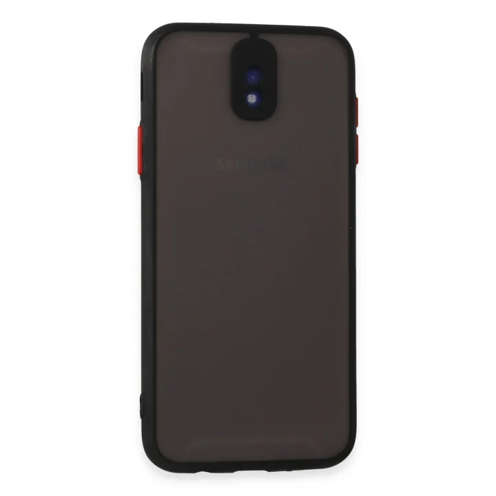Mey İthalat®  Samsung Galaxy J7 Pro / J730 Kılıf Montreal Silikon Kapak - Siyah