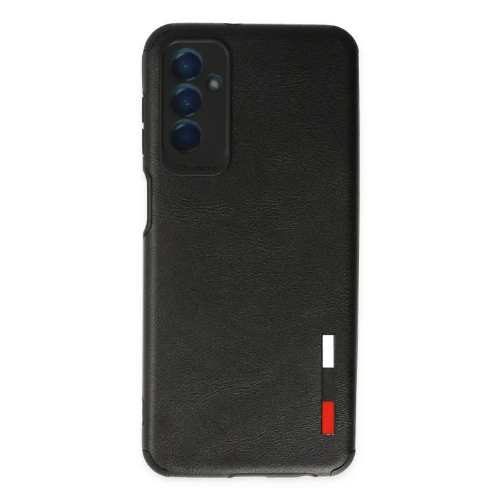 Mey İthalat®  Samsung Galaxy M13 Kılıf Loop Deri Silikon - Siyah