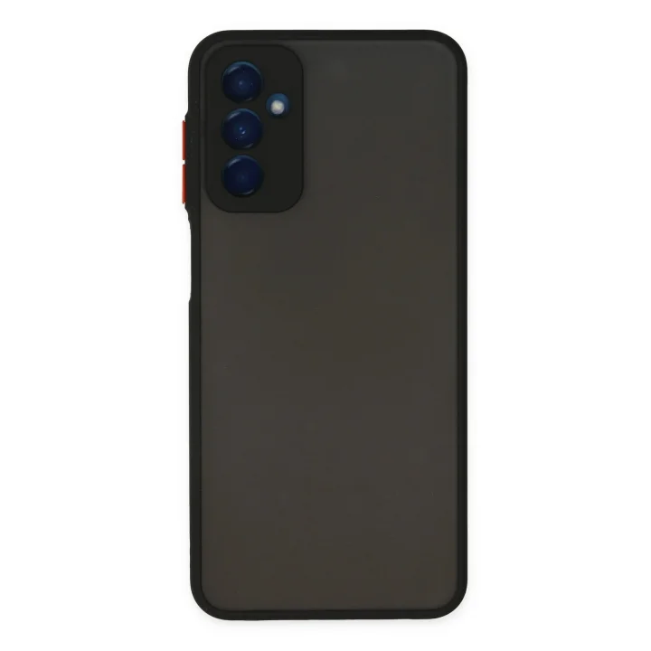 Mey İthalat®  Samsung Galaxy M13 Kılıf Montreal Silikon Kapak - Siyah