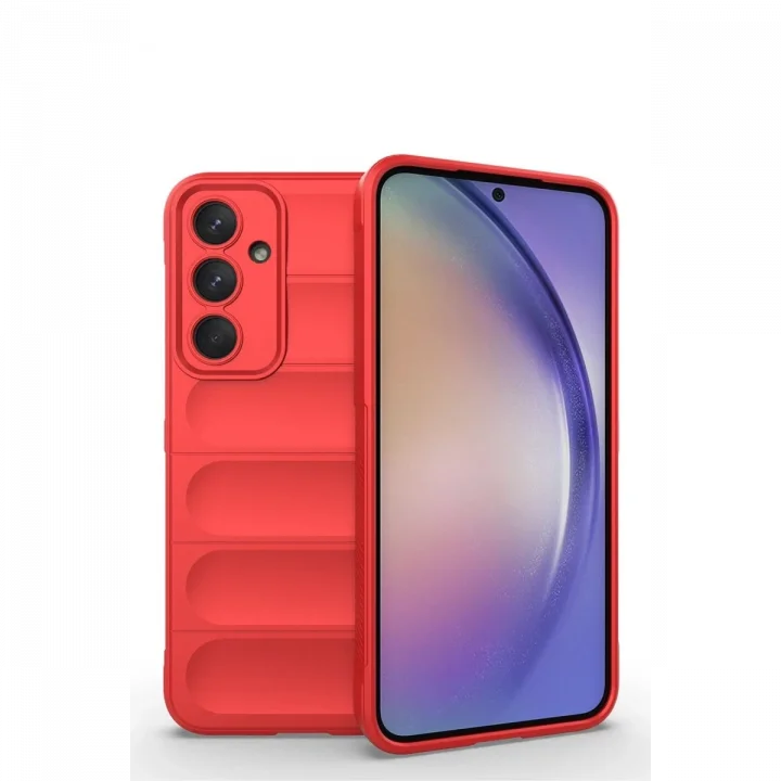 Mey İthalat®  Samsung Galaxy M14 5G Kılıf Optimum Silikon - Kırmızı