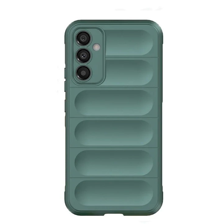 Mey İthalat®  Samsung Galaxy M14 5G Kılıf Optimum Silikon - Koyu Yeşil