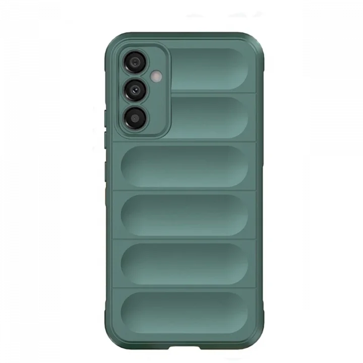 Mey İthalat®  Samsung Galaxy M14 5G Kılıf Optimum Silikon - Koyu Yeşil