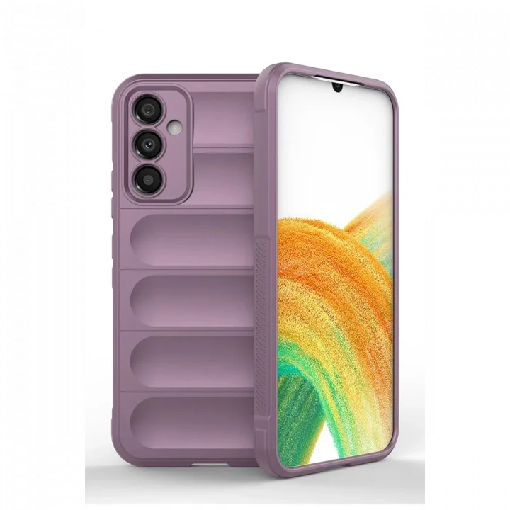 Mey İthalat®  Samsung Galaxy M14 5G Kılıf Optimum Silikon - Mor