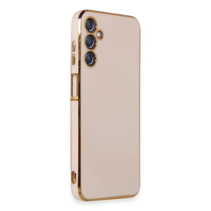 Mey İthalat®  Samsung Galaxy M14 5G Kılıf Volet Silikon - Pembe