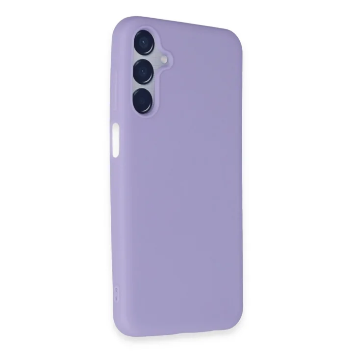 Mey İthalat®  Samsung Galaxy M15 Kılıf First Silikon - Lila