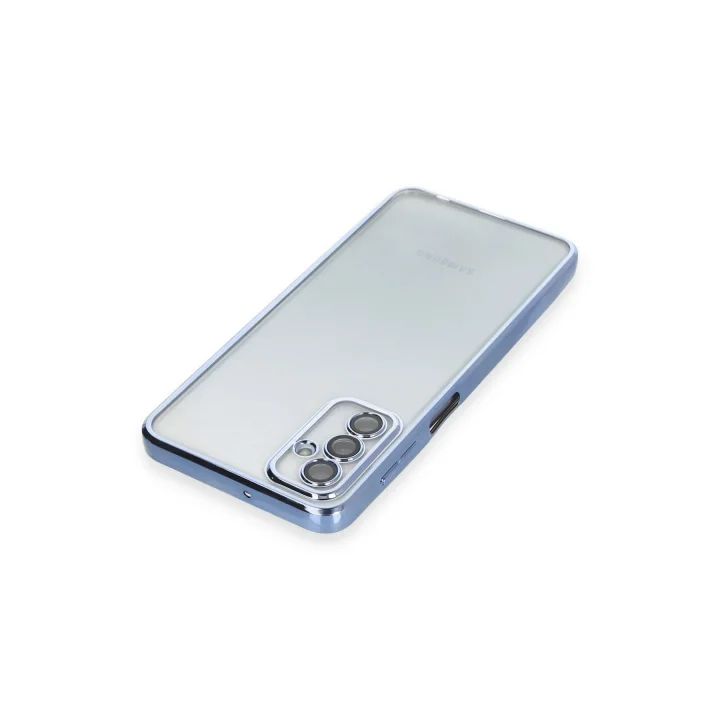 Mey İthalat®  Samsung Galaxy M23 Kılıf  Lensli Silikon - Açık Mavi