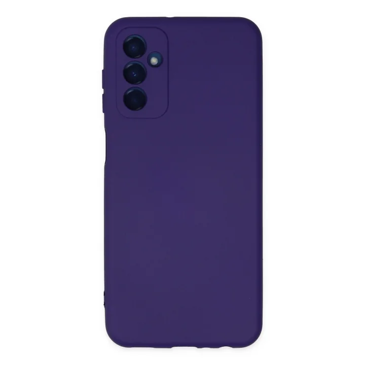 Mey İthalat®  Samsung Galaxy M23 Kılıf Nano içi Kadife Silikon - Mor