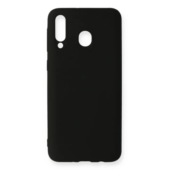 Mey İthalat®  Samsung Galaxy M30 Kılıf First Silikon - Siyah