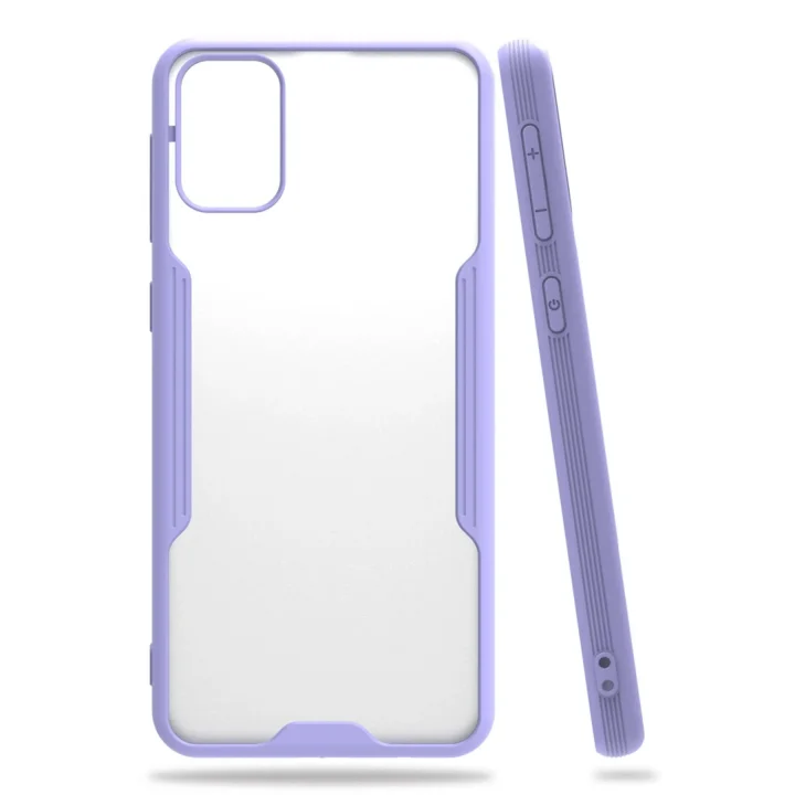 Mey İthalat®  Samsung Galaxy M31 Kılıf Platin Silikon - Lila