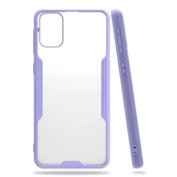 Mey İthalat®  Samsung Galaxy M31 Kılıf Platin Silikon - Lila