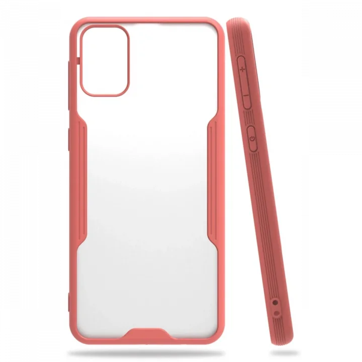 Mey İthalat®  Samsung Galaxy M31 Kılıf Platin Silikon - Pembe