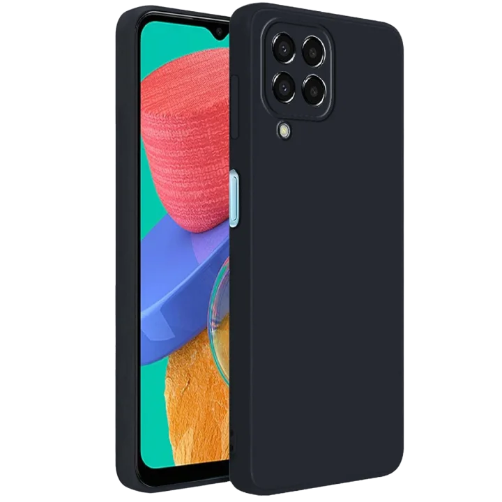 Mey İthalat®  Samsung Galaxy M33 Kılıf First Silikon - Siyah