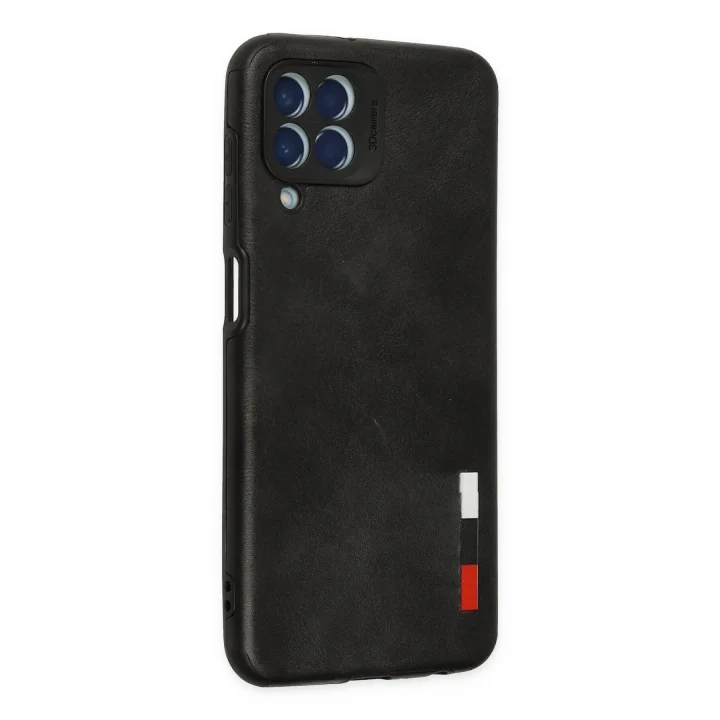 Mey İthalat®  Samsung Galaxy M33 Kılıf Loop Deri Silikon - Siyah