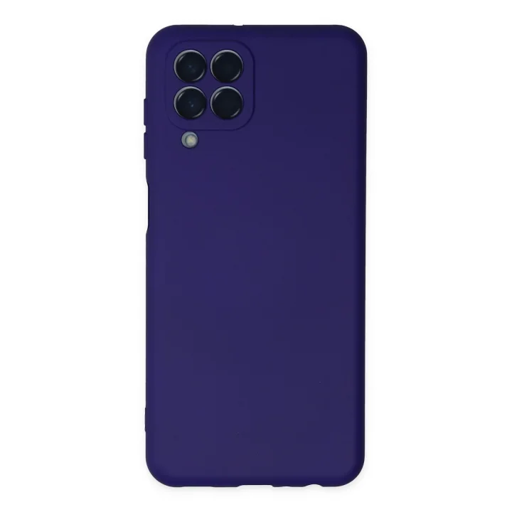 Mey İthalat®  Samsung Galaxy M33 Kılıf Nano içi Kadife Silikon - Mor
