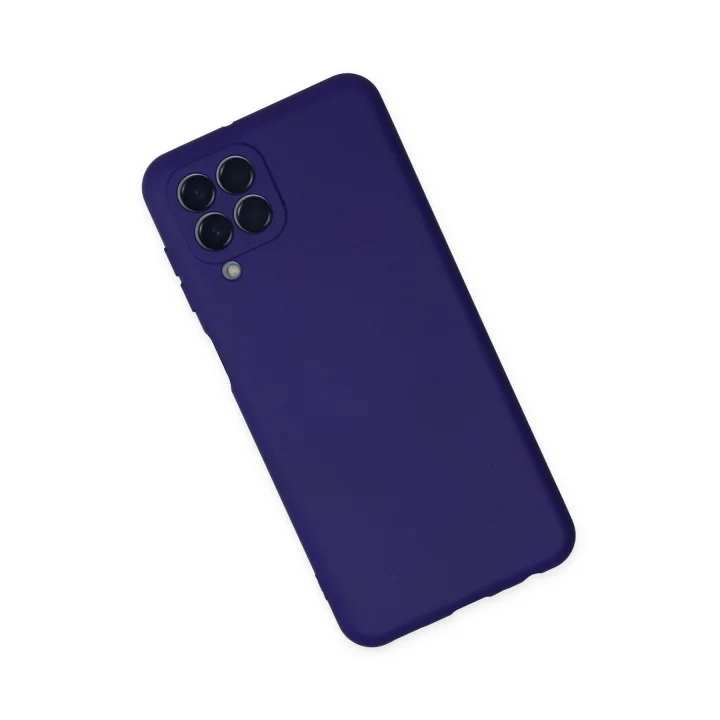 Mey İthalat®  Samsung Galaxy M33 Kılıf Nano içi Kadife Silikon - Mor
