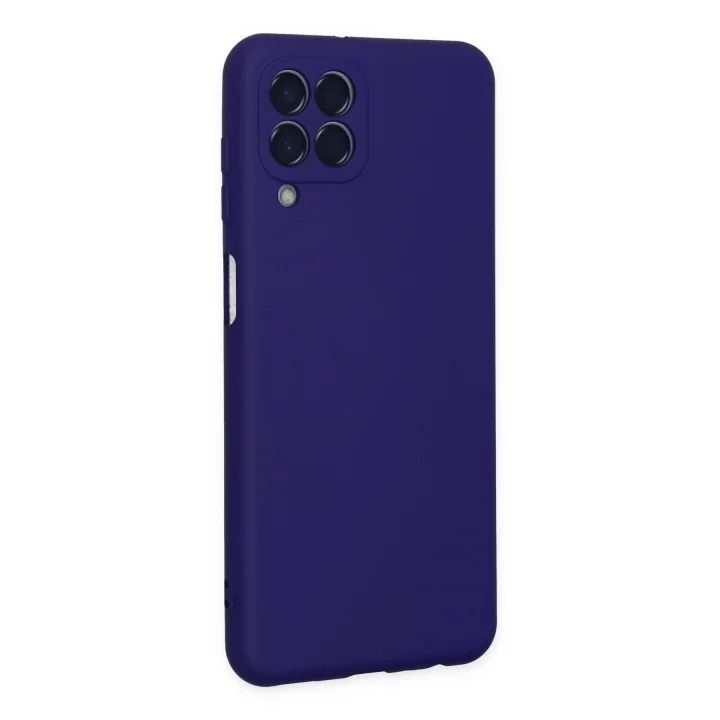 Mey İthalat®  Samsung Galaxy M33 Kılıf Nano içi Kadife Silikon - Mor