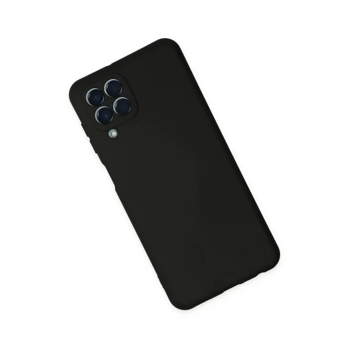 Mey İthalat®  Samsung Galaxy M33 Kılıf Nano içi Kadife Silikon - Siyah
