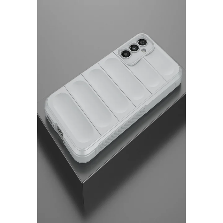 Mey İthalat®  Samsung Galaxy M34 5G Kılıf Optimum Silikon - Krem