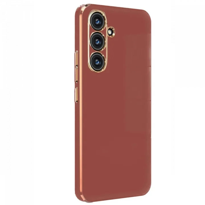 Mey İthalat®  Samsung Galaxy M34 5G Kılıf Volet Silikon - Kırmızı