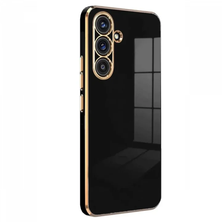 Mey İthalat®  Samsung Galaxy M34 5G Kılıf Volet Silikon - Siyah