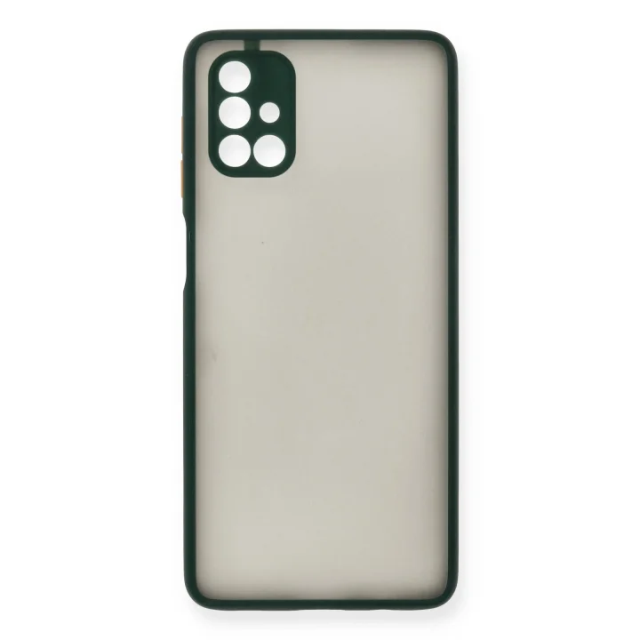 Mey İthalat®  Samsung Galaxy M51 Kılıf Montreal Silikon Kapak - Yeşil