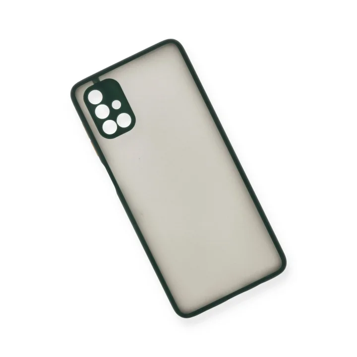 Mey İthalat®  Samsung Galaxy M51 Kılıf Montreal Silikon Kapak - Yeşil