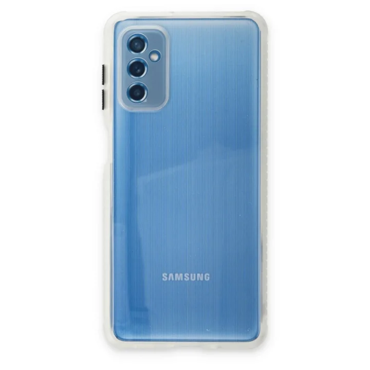 Mey İthalat®  Samsung Galaxy M52 5G Kılıf Miami Şeffaf Silikon - Şeffaf