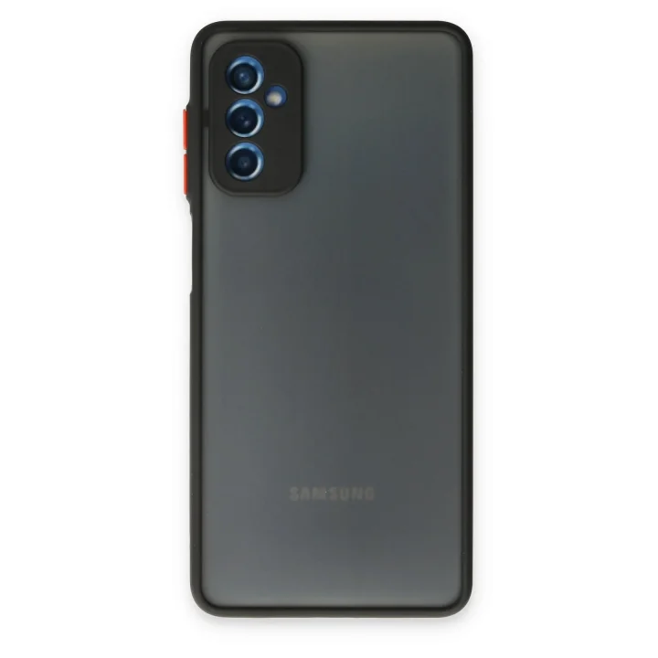 Mey İthalat®  Samsung Galaxy M52 5G Kılıf Montreal Silikon Kapak - Siyah