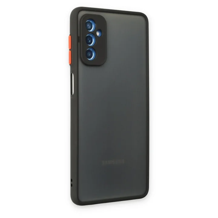Mey İthalat®  Samsung Galaxy M52 5G Kılıf Montreal Silikon Kapak - Siyah