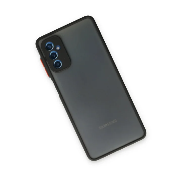 Mey İthalat®  Samsung Galaxy M52 5G Kılıf Montreal Silikon Kapak - Siyah
