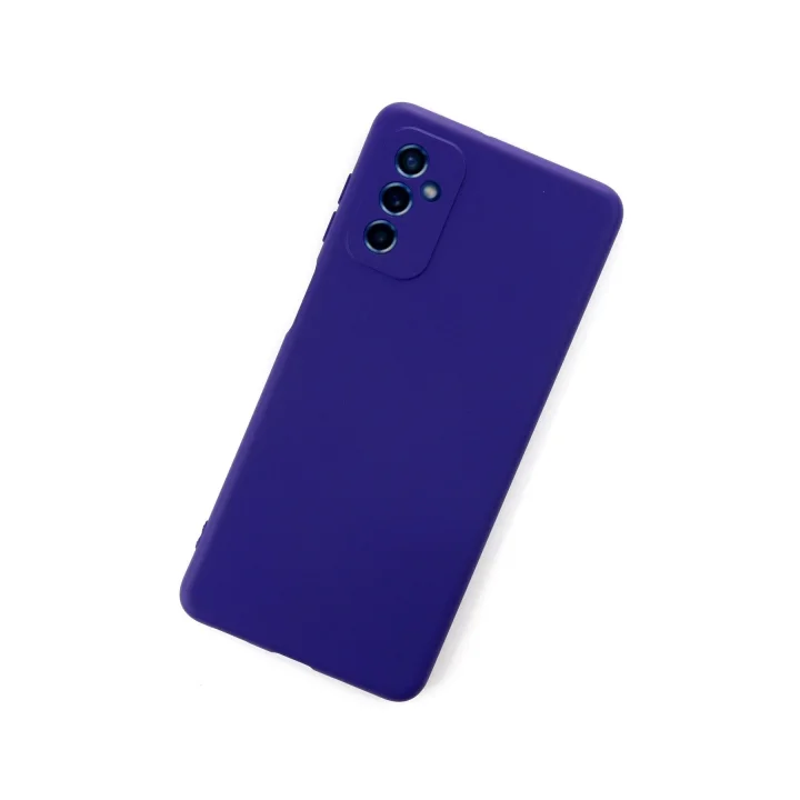 Mey İthalat®  Samsung Galaxy M52 5G Kılıf Nano içi Kadife Silikon - Mor