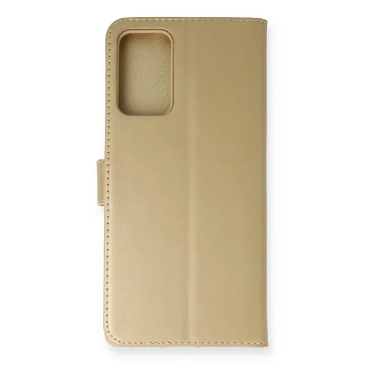 Mey İthalat®  Samsung Galaxy Note 20 Kılıf Trend S Plus Kapaklı Kılıf - Gold
