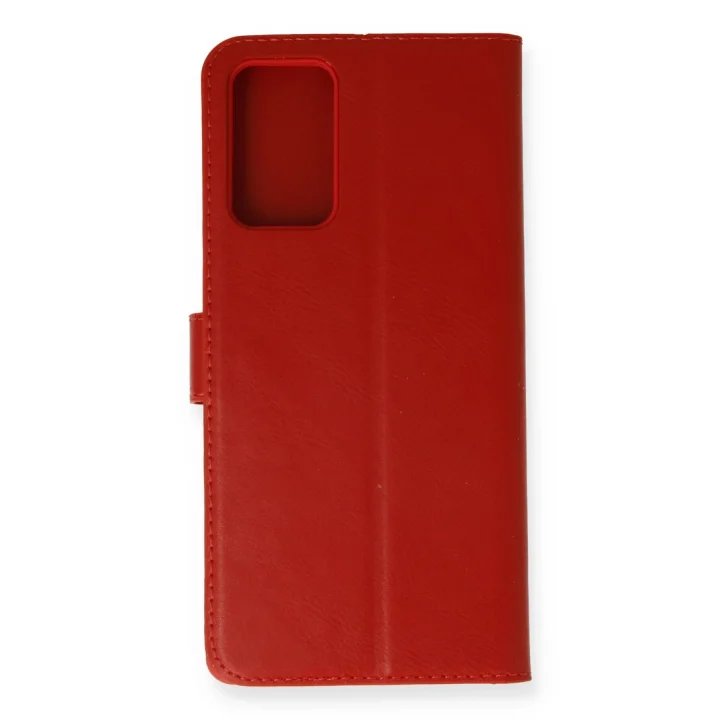 Mey İthalat®  Samsung Galaxy Note 20 Kılıf Trend S Plus Kapaklı Kılıf - Kırmızı
