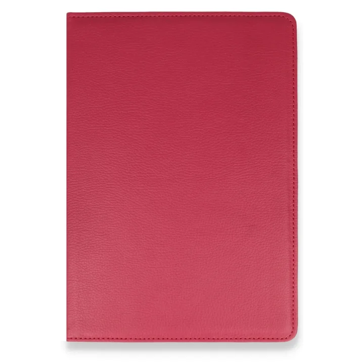 Mey İthalat®  Samsung Galaxy P610 Tab S6 Lite 10.4 Kılıf 360 Tablet Deri Kılıf - Pembe
