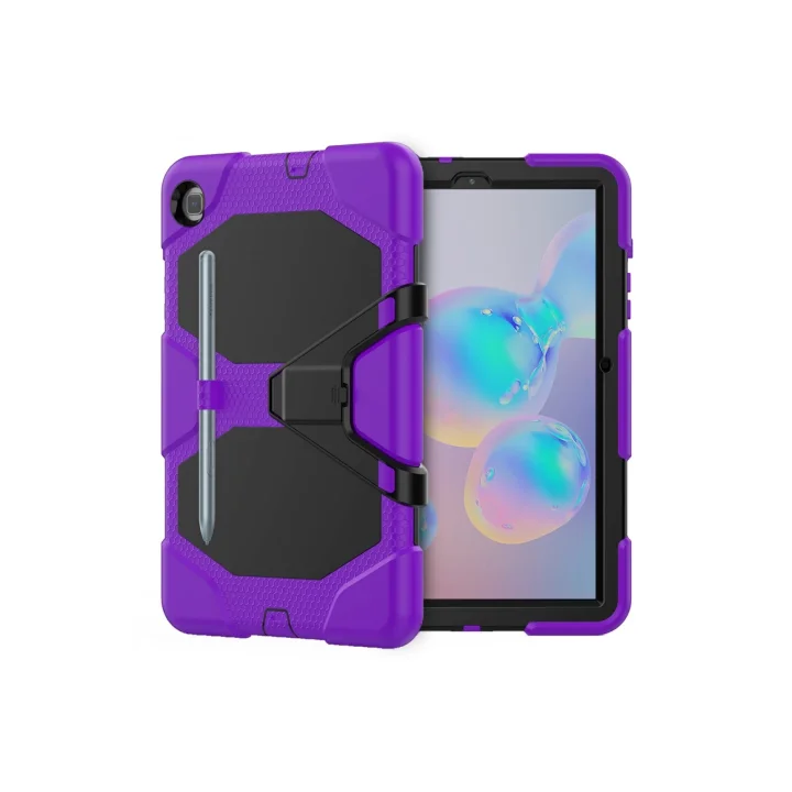 Mey İthalat®  Samsung Galaxy P610 Tab S6 Lite 10.4 Kılıf Griffin Tablet Kapak - Mor