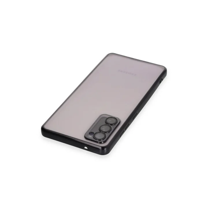Mey İthalat®  Samsung Galaxy S20 FE Kılıf  Lensli Silikon - Siyah