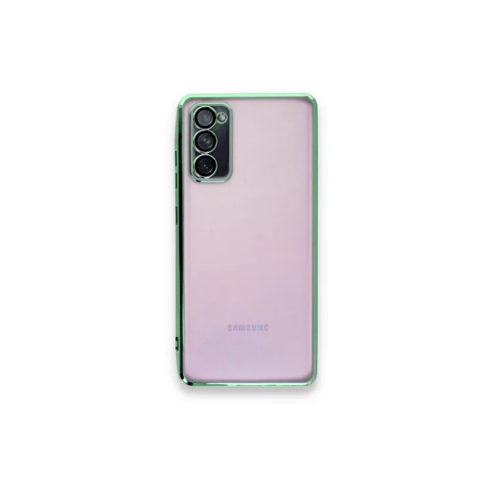 Mey İthalat®  Samsung Galaxy S20 FE Kılıf  Lensli Silikon - Yeşil