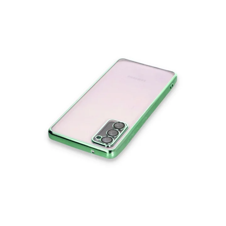 Mey İthalat®  Samsung Galaxy S20 FE Kılıf  Lensli Silikon - Yeşil