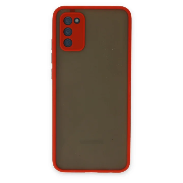 Mey İthalat®  Samsung Galaxy S20 FE Kılıf Montreal Silikon Kapak - Kırmızı