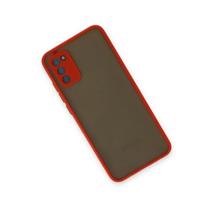 Mey İthalat®  Samsung Galaxy S20 FE Kılıf Montreal Silikon Kapak - Kırmızı